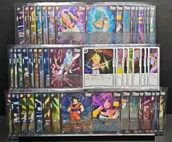 Dragon Ball Fusion World Japanese, 51 Holo Rare Card Lot - Image 1