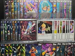 Dragon Ball Fusion World Japanese, 51 Holo Rare Card Lot - Image 3