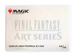 Sephiroth, Fabled SOLDIER Art Series Card S 44/53 Final Fantasy MTG NM - Image 2