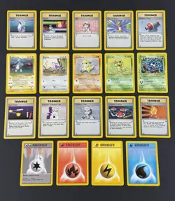 Pokemon TCG *4th Print UK Base Set* 19-Card WoTC Mixed Regular LOT *Mostly LP* - Image 1