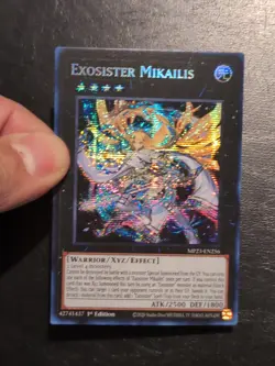 Yu-Gi-Oh! PRISMATIC SECRET RARE CARD EXOSISTER MIKAILIS MP23-EN256 1ST NM - Image 3