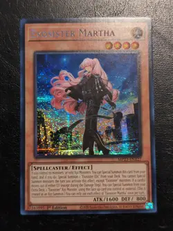 Yu-Gi-Oh! PRISMATIC SECRET RARE CARD EXOSISTER MARTHA MP23-EN127 1ST NM - Image 1