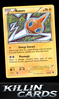 Rotom 24/124 Pokemon Rare XY - Fates Collide Card NM - Image 1