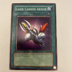 Yu-Gi-Oh! Laser Cannon Armor LOB-089 - OG Print Magic Card - NM/M - Image 1