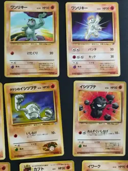 24 Pokemon card Japanese Old Back lot bulk Graveler Rhydon Golem Machoke fym9-2 - Image 2