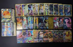 Lot of 150 Pokemon Cards Mega/EX/GX/Full Art/V/VMAX Modern Collection HP-DAMAGED - Image 1