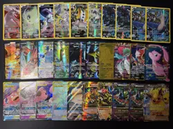 Lot of 150 Pokemon Cards Mega/EX/GX/Full Art/V/VMAX Modern Collection HP-DAMAGED - Image 2