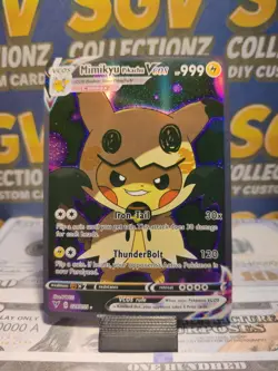 Mimikyu x Pikachu Pokemon ACG Holo Cosplay Card - Adorable Duo Collectible - Image 1
