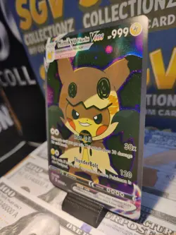 Mimikyu x Pikachu Pokemon ACG Holo Cosplay Card - Adorable Duo Collectible - Image 3