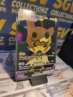 Mimikyu x Pikachu Pokemon ACG Holo Cosplay Card - Adorable Duo Collectible - Image 4