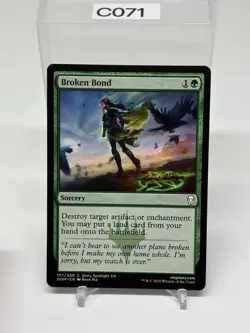 MTG Magic the Gathering Broken Bond (157) Dominaria LP - Image 1