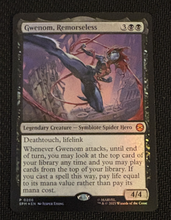 Gwenom Remorseless (0286) (Promo) (Foil) Marvel Spider-Man Gift Box M/NM - Image 1