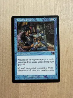 Rhystic Study - NM Prophecy MTG - Image 1