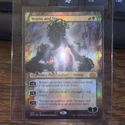 Wrenn and Six Borderless Foil Double Masters 2022 MTG Magic Gathering Wren Mint - Image 1
