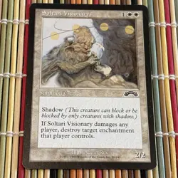 Soltari Visionary Exodus MtG Magic White LP Free Shipping - Image 1