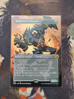 Blightsteel Colossus (Borderless) Double Masters Regular - Image 1