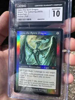 MTG - Ugin, the Spirit Dragon - Retro Foil - Secret Lair - Graded CGC 10 Pop 🔥 - Image 1