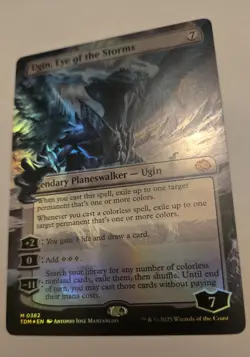 Ugin, Eye of the Storms (Borderless) Tarkir: Dragonstorm Foil - Image 2