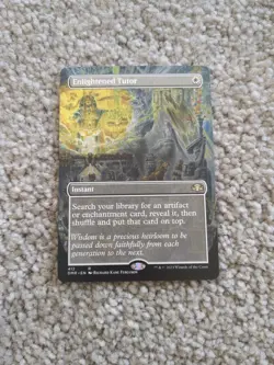 Magic the gathering MTG Enlightened Tutor Borderless Rare #412 - Image 1
