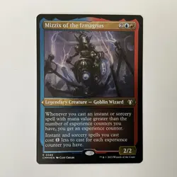 MTG Mizzix Of The Izmagus (0586) *ETCHED FOIL* Commander Masters MT/NM Comb Ship - Image 1