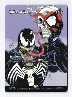 Infernal Grasp (Borderless) 18 (M) MTG Marvel's Spider-Man: Eternal-Legal (MAR) - Image 1