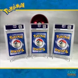 Ponyta, Growlithe, Poke Ball - Set of 3 - Pokemon TCG - 1999 Mixed Set - PSA 2&4 - Image 2