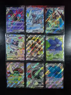 9 ULTRA RARE FULL ART ONLY Pokemon Card Lot! All NM - Image 1