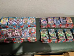 Sealed lot of 200 Pokemon Scarlet & Violet booster packs (4 sets of 50) No Res - Image 1
