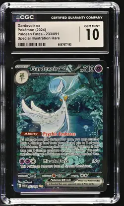 GARDEVOIR EX Paldean Fates Special Illustration Rare #233 CGC 10 Pokemon - Image 1