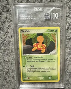 Shuckle 47/115 Unseen Forces Regular TAG GEM MINT 10 Pokemon TCG 2005 Card - Image 1