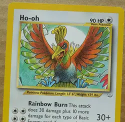 Ho-oh 18/64 Rare Non-Holo Neo Revelation Set Pokemon Card LP - Image 2