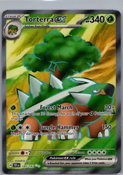 Torterra ex 185/162 SV05: Temporal Forces - Pokemon Card - NM - Image 1