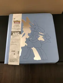 Ultra PRO Elite Series Lucario 12 Pocket Zippered Pokemon Binder TCG - Image 1