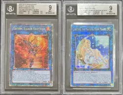 2023 BGS 9 YUGIOH RA01 QCR SECRET RARE DECODE TALKER & ARTEMIS SET - Image 1