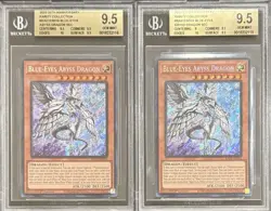 2023 BGS 9.5 YUGIOH RA01 SECRET RARE BLUE EYES ABYSS DRAGON X2 SET 💫 - Image 1