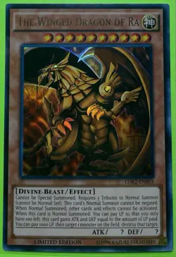 Yu-Gi-Oh! TCG 1x The Winged Dragon Of Ra LDK2-ENS03 x1 YUGIOH! ULTRA RARE UNLM - Image 1