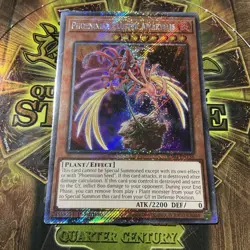 Yugioh RA04-EN136 - Phoenixian Cluster Amaryllis - Platinum Secret Rare - Image 1