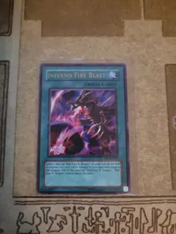 YUGIOH INFERNO FIRE BLAST DR3-EN042 ULTRA UNLIMITED EDITION VLP - Image 1