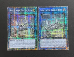2025 YUGIOH MP25 1ST ED SECRET RARE SPIRIT WITH EYES OF BLUE X2 NM - Image 1