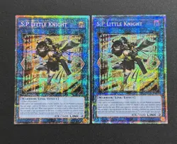2025 YUGIOH MP25 1ST ED STARLIGHT RARE SP LITTLE KNIGHT X2 NM SET - Image 1
