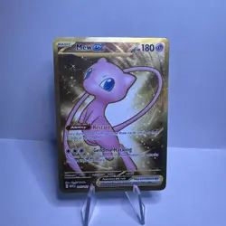 Pokemon TCG Mew EX Metal Gold NM 205/165 Scarlet & Violet 151 Promo Card - Image 1