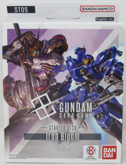 Gundam Card Game Starter Deck Iron Bloom ST05 English Sealed - Image 1