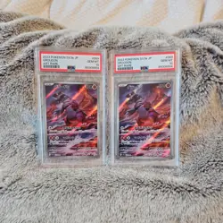 PSA 10 Groudon AR 069/062 SV3a Raging Surf x2 Pokemon Card Japanese 2023 - Image 1