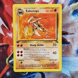 Machamp 8/102 + Kabutops 24/62 - 1st Edition - Pokemon Cards - Lot #595 - Image 4