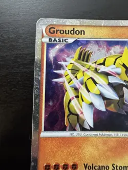 Groudon Shiny SL4 Holo Rare Call Of Legends Pokemon Card HP DMG - Image 2