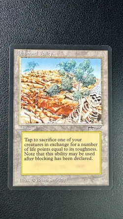 MTG Diamond Valley Arabian Nights English Near Mint - Image 1