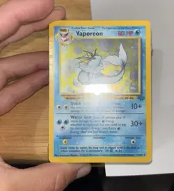 Pokemon TCG Vaporeon Holo Rare Card 12/64 Jungle Set, Vintage 1999 SEALED Deck - Image 4