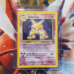 Alakazam - 1/130 - Holographic Rare - Base Set 2 - Pokemon Card - Lot #594 - Image 1