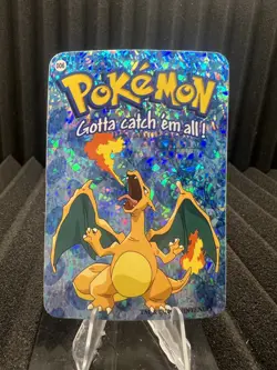 Charizard #6 - Vintage Vending Machine Prism Sticker 2000 - Pokemon Card NM - Image 1