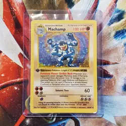 Machamp - 8/102 - 1st Edition Shadowless - Base Set - Pokemon Card - Lot #593 - Image 1